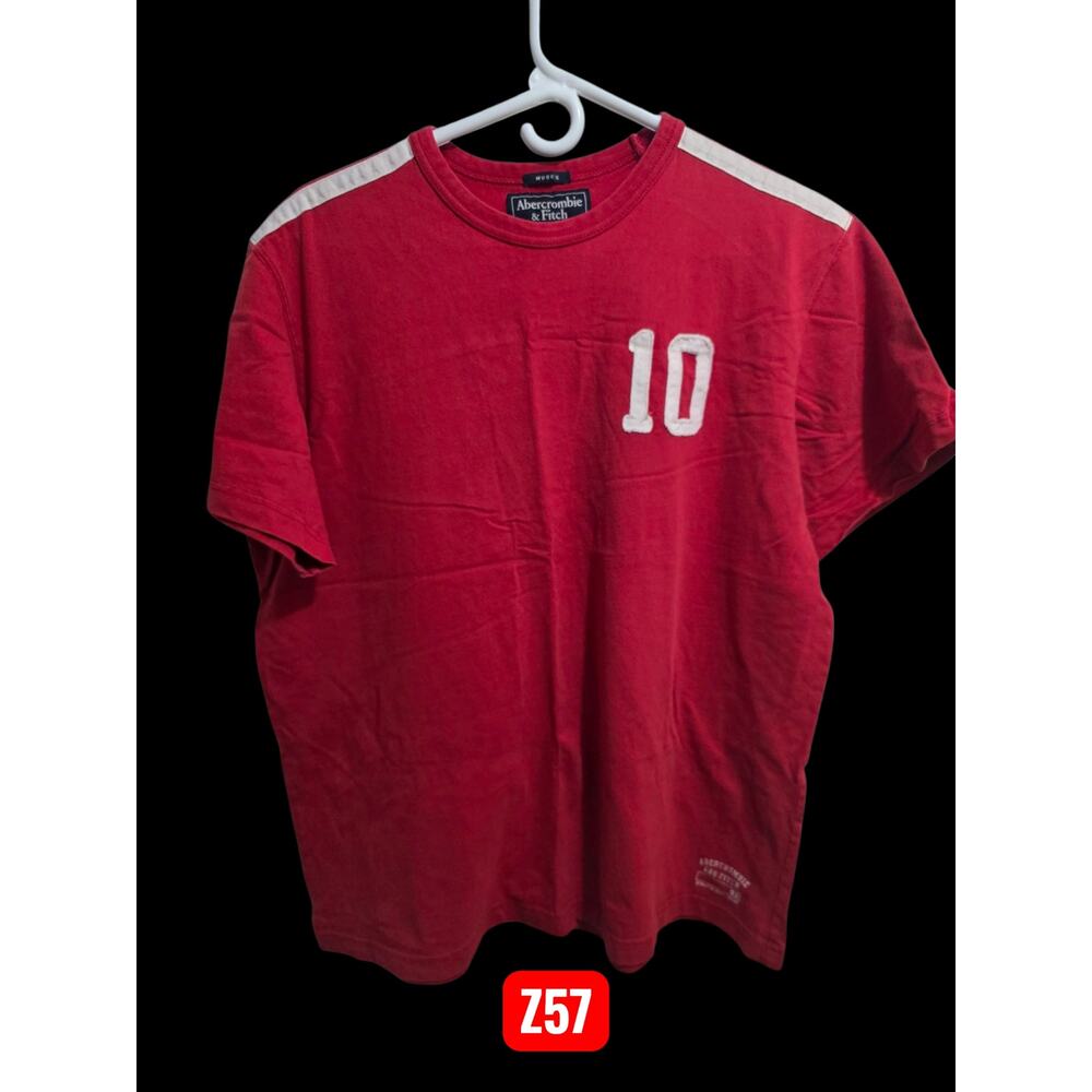 Z57 Abercrombie Fitch Vintage T-Shirt 10 Red 
XL